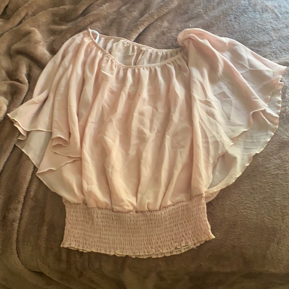 Papaya pink blouse medium